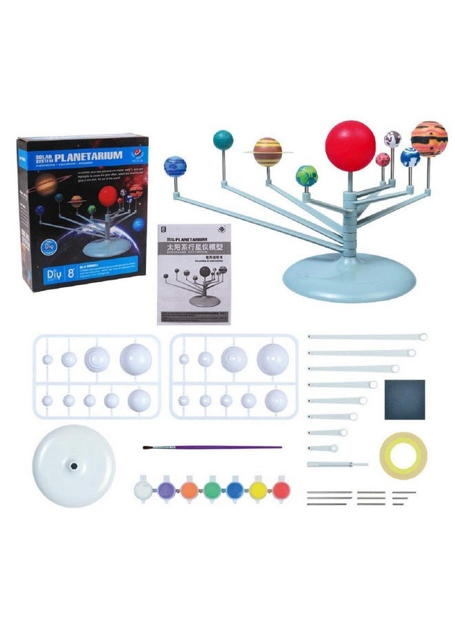 FunBlast Planetarium Toy Set - Solar System Educational Toy for Kids, DIY Activity Kit for Kids, Boys and Girls, Learning Planet System Toy for Kids - Multicolor
