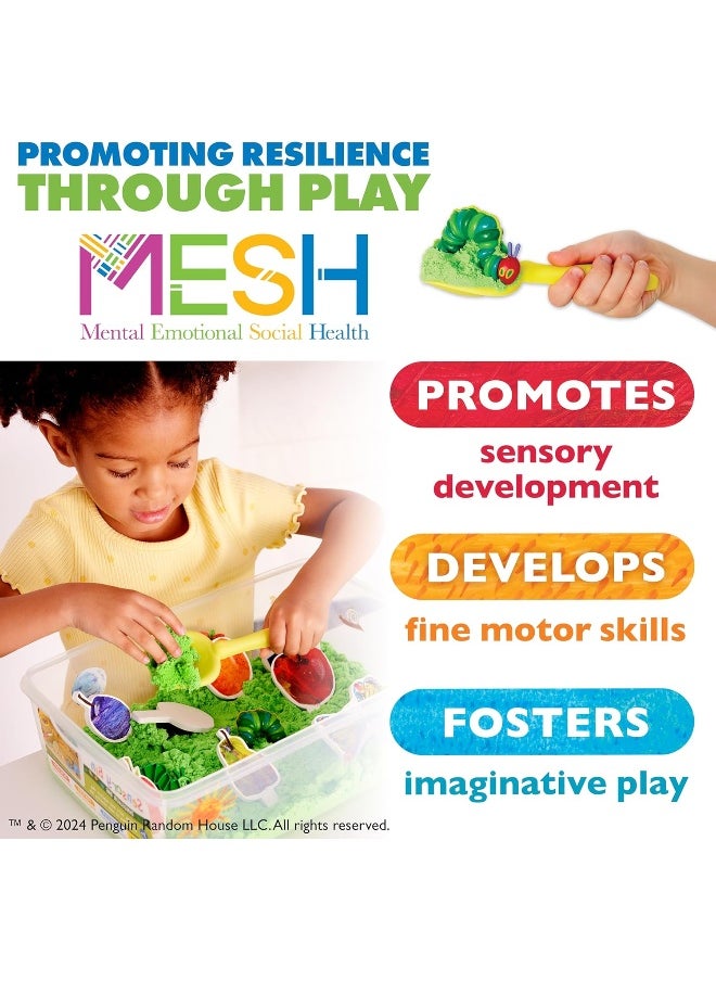 Creativity for Kids The Very Hungry Caterpillar Sensory Bin - Toddler Sensory Toys from The World of Eric Carle Books, Preschool Learning Activities and Fine Motor Toys for Toddlers Ages 3-4+