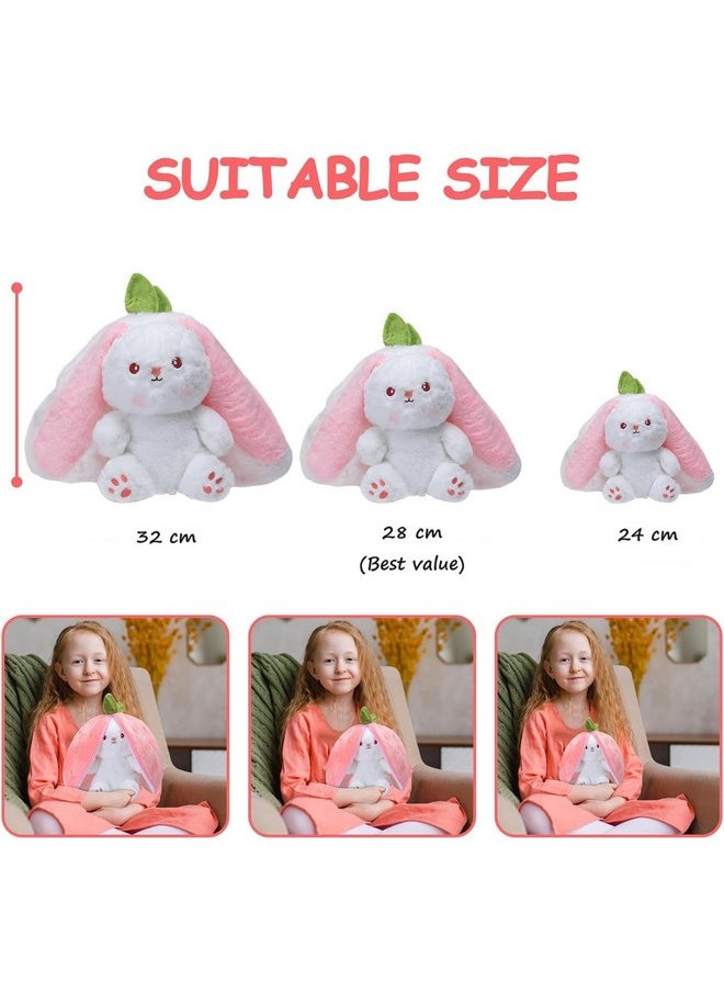 SANA Strawberry Rabbit/Bunny Soft Plush Toys for Girls