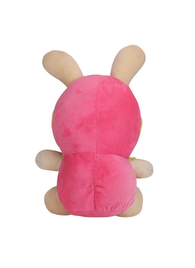DearJoy Cute Sunflower Bunny Doll/Soft Toy with Shiny Ears/Gift for Boys and Girls (Pink, 35 cm)