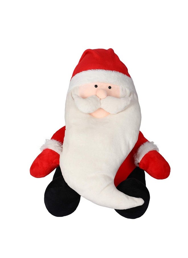 CLICK4DEAL Santa Claus Christmas Stuffed Soft Plush Toy for Kids Santa Toy (Red Santa Claus, 35cm)