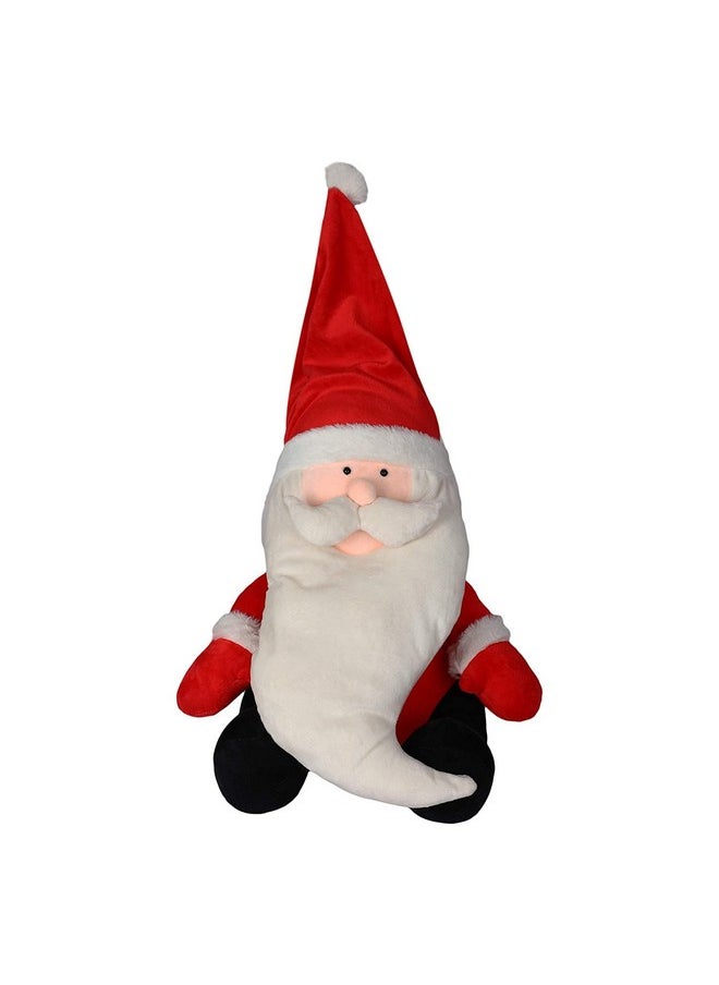CLICK4DEAL Santa Claus Christmas Stuffed Soft Plush Toy for Kids Santa Toy (Red Santa Claus, 35cm)