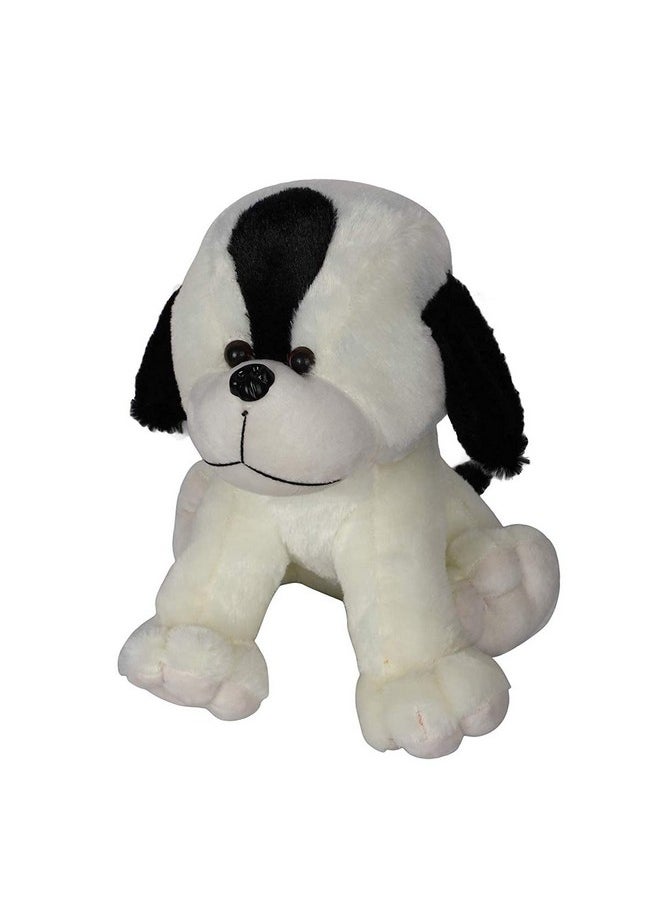CLICK4DEAL Soft Toys Long Soft Lovable hugable Cute Giant Life Size Toy Figure Bear (30 cm Dog Soft Toys, White) Lovely Toy Figure