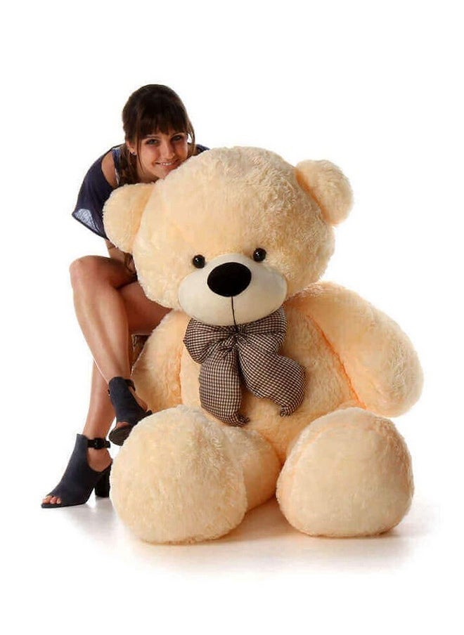 CLICK4DEAL Soft Toys Long Soft Lovable Huggable Cute Giant Life Size Toy Child Safe Best for Birthday Gift Valentine Gift for Girlfriend 4 FEET Cream