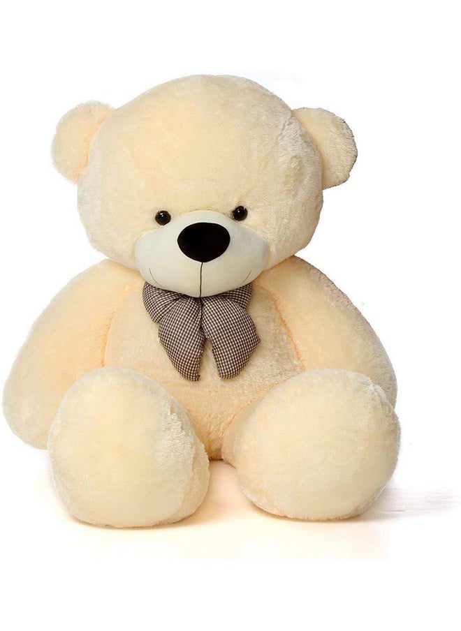 CLICK4DEAL Soft Toys Long Soft Lovable Huggable Cute Giant Life Size Toy Child Safe Best for Birthday Gift Valentine Gift for Girlfriend 4 FEET Cream