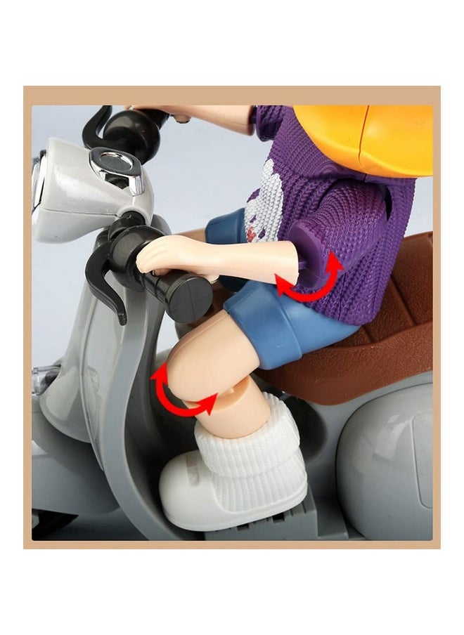 Experience The Ultimate Ride with Kiti Kits' Standing 360° Rotation Motor Tide Flow Car: Stylish Look, Swing Action Stand Mode, Dazzling Light & Music