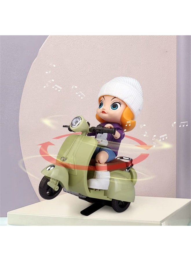 Experience The Ultimate Ride with Kiti Kits' Standing 360° Rotation Motor Tide Flow Car: Stylish Look, Swing Action Stand Mode, Dazzling Light & Music