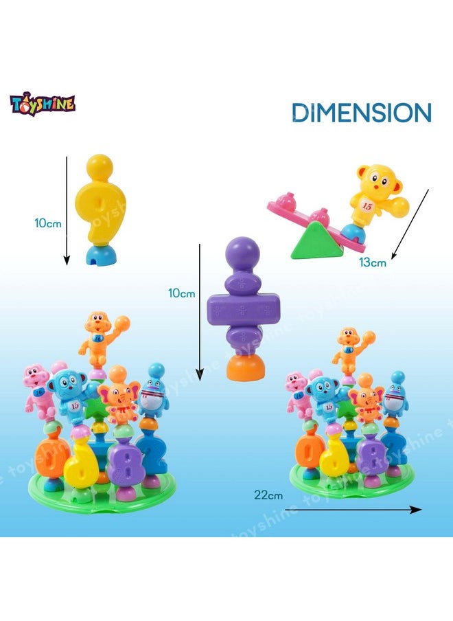 Toyshine 28 pc DIY Alphabet Learning Blocks with Baseplate and Cartoon Figures Early Education Toy for Kids