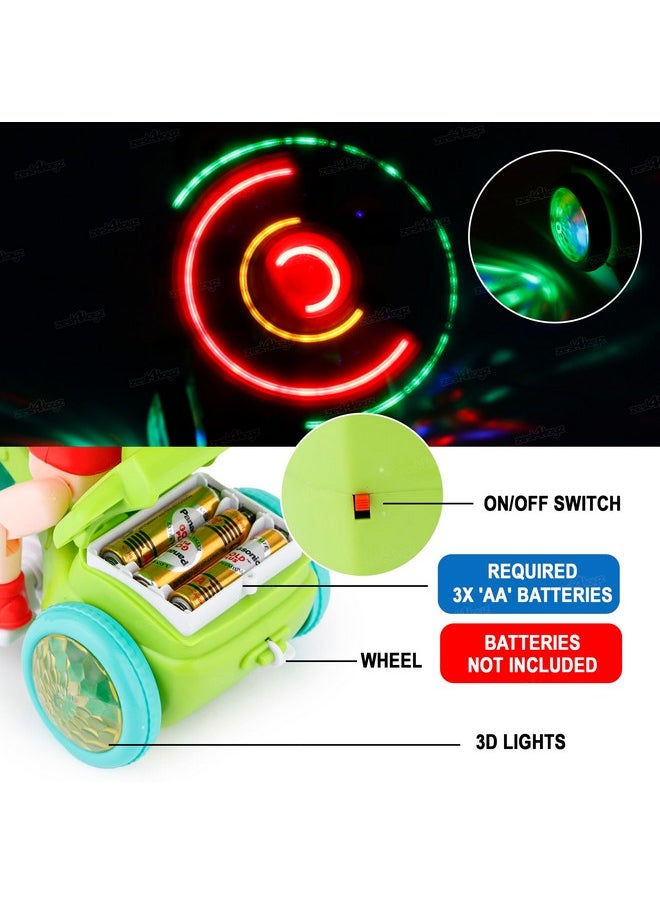 Zest 4 Toyz Musical Tricycle Toy For Kids With Light & Music Sound Educational And Fun Motorcycle For Boys Girls (Pack Of 1), Multicolor