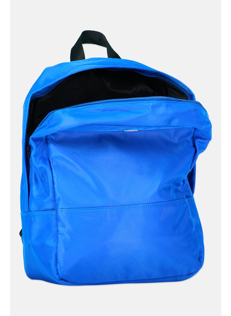 Men Brand Logo Sports Backpack 36 H x 34 L x 11 W cm, Blue