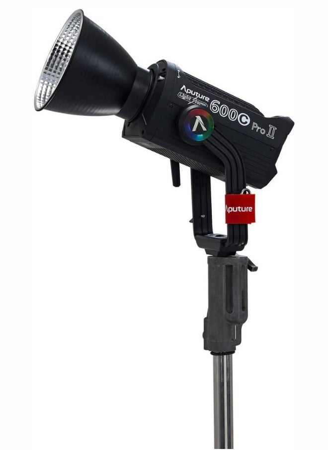 Aputure LS 600c Pro II RGB LED Monolight – 600W Full-Color Studio Light with 46 Preset Effects, V-Mount Battery Support, Weather-Resistant Build, and Bowens Mount