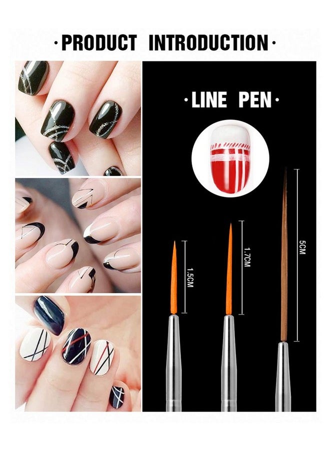 YIMART 20PCS Nail Art Design Dotting Painting Drawing Polish Brush Pen Tools