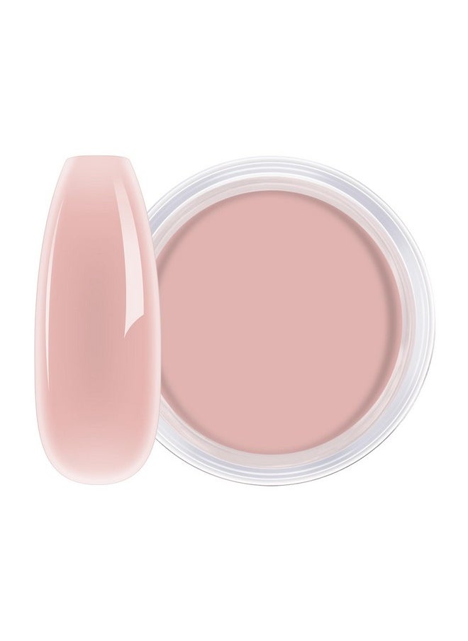 AILLSA Dip Powder Translucent Nail Dipping Powder Jelly Nude Salmon Pink Dip Powder Colors for DIY Manicure Salon at Home Easy to Use Nail Dip Powder for Christmas Gift (1 Oz)