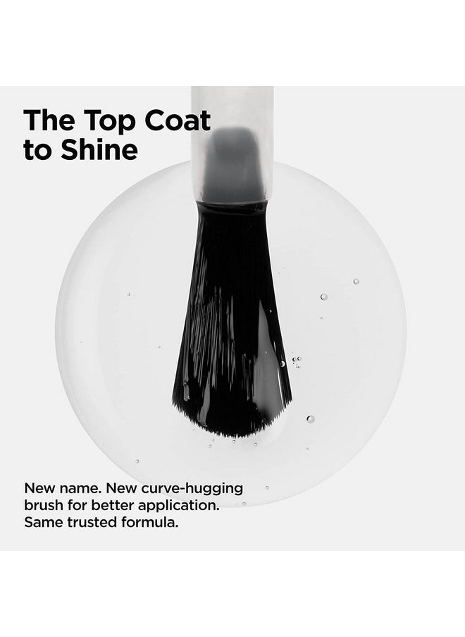 Vishine New Technology Protective Ultra Glossy 2Pcs of 16ml No Wipe Top Coat for Chip Free Long Lasting Soak Off Gel Nail Polish, 0.54 oz