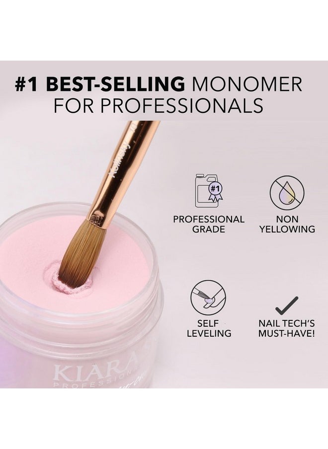 Kiara Sky EMA Monomer - Professional Acrylic Nail Liquid, 16 Fl Oz