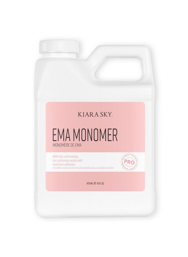 Kiara Sky EMA Monomer - Professional Acrylic Nail Liquid, 16 Fl Oz