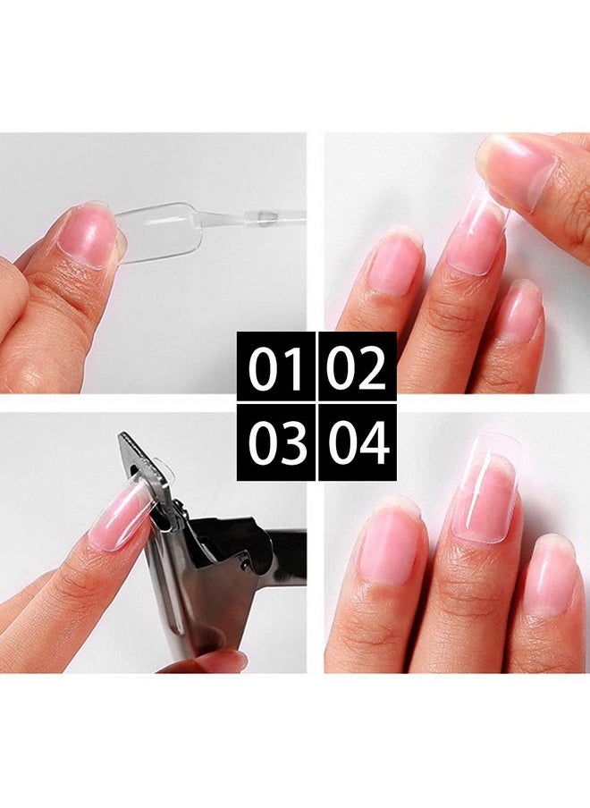 Professional Acrylic False Nail Clippers for Acrylic Nails Nail Tip Cutter Nail Manicure Tool (Rainbow)