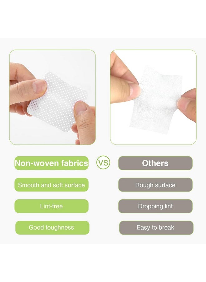 Bluerise Lint Free Nail Wipes 450PCS Nail Polish Remover Pads Soft Absorbable Eyelash Extension Glue Cleaning Wipes