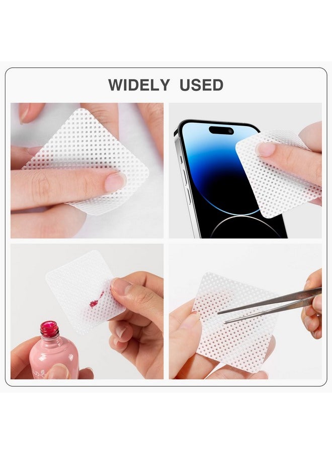 Bluerise Lint Free Nail Wipes 450PCS Nail Polish Remover Pads Soft Absorbable Eyelash Extension Glue Cleaning Wipes