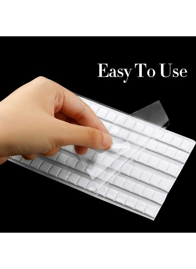 Blulu 2 Set Acrylic Nail Design Practice Stands Magnetic Nails Holders Training Fingernail Display Stands DIY Nail Crystal Holders and 96 Pieces White Reusable Adhesive Putty (White)