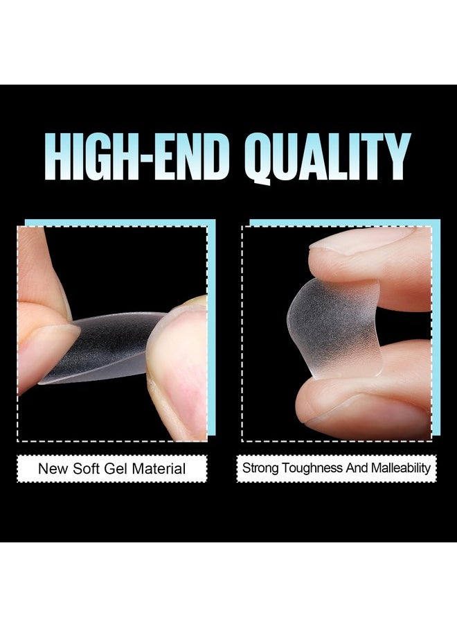 TOMICCA Extra Short Nail Tips Square, Soft Full Matte Square Nails, 360Pcs Acrylic Full Cover Press on Nails, Extra Short Square for Nail Extension Manicure 15 Sizes