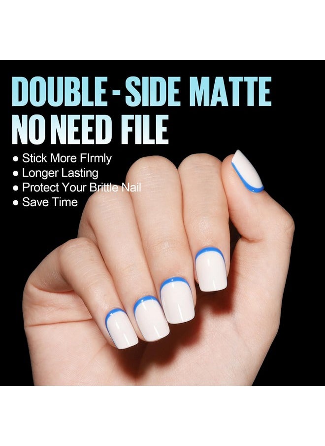 TOMICCA Extra Short Nail Tips Square, Soft Full Matte Square Nails, 360Pcs Acrylic Full Cover Press on Nails, Extra Short Square for Nail Extension Manicure 15 Sizes