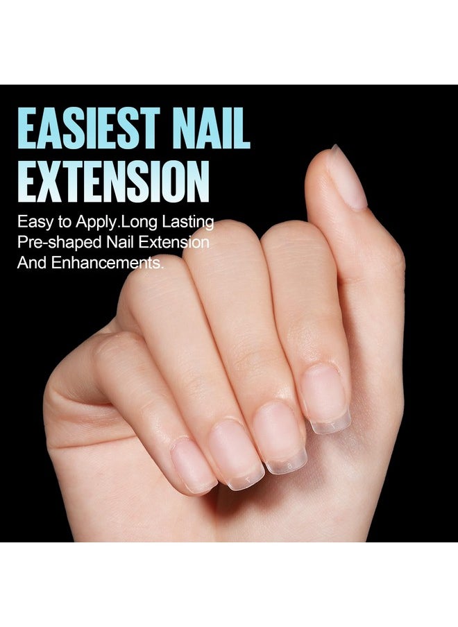 TOMICCA Extra Short Nail Tips Square, Soft Full Matte Square Nails, 360Pcs Acrylic Full Cover Press on Nails, Extra Short Square for Nail Extension Manicure 15 Sizes