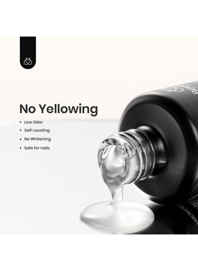 Beetles Matte Gel Top Coat - 15ML No Wipe Matte Top Coat U V Soak Off Nail Lamp Polish Matte Nail Polish Finish and Long Lasting Gift Set for Women Kit