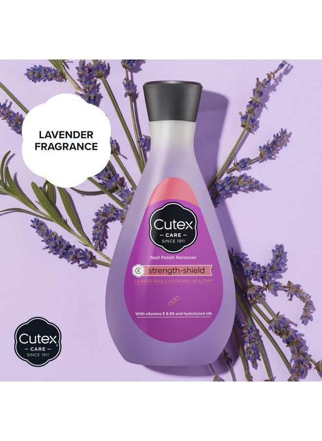 Cutex Nail Polish Remover, Strength Shield, Leaves Nails Looking Healthy, Contains Vitamins E, B5 & Hydrolyzed Silk, 6.76 Fl Oz