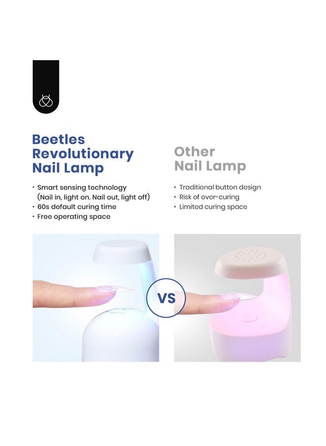 Beetles Gel Nail Kit Almond-500Pcs Gel Nail Kit Easy Nail Extension Set Short Almond Shape 5 In 1 Nail Glue Gel Extension Nail Kit Uv Led Lamp Acrylic False Nail Tips Kit DIY Nails Art Gifts for Women