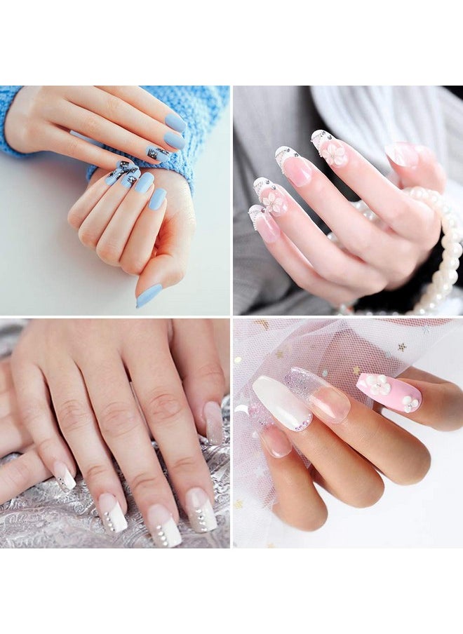 Yokilly Nail Forms for Acrylic Nails, 500PCS Nail Forms for Polygel Nail Tips Guide, Nail Forms For Builder Gel, Nail Forms Roll for Salon Nail Former Stickers with Numbers Marked for Nail Art DIY