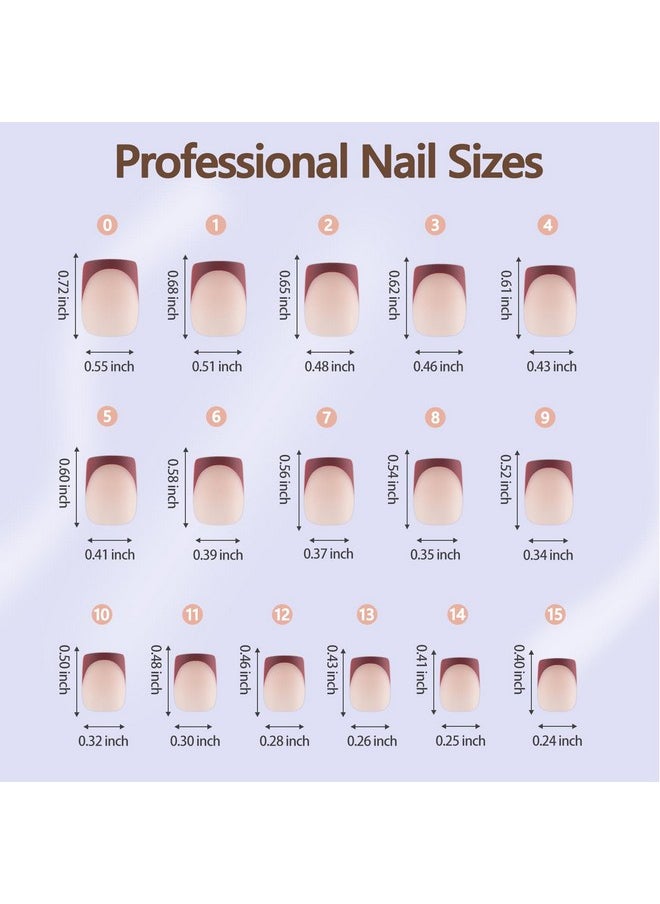 Misssix French Gel Nail Tips, 160Pcs French Tip Press on Nails Short Square, No Need to File Tips Pre-lasting, Fake Nails for Nail Art DIY 16 Sizes