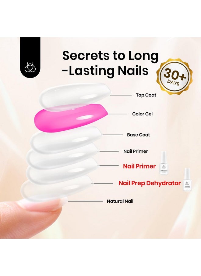 Beetles Nail Dehydrator 20ml: Professional Nail Prep Acid-Free & Hema-Free Dehydrate Bond Primer for Acrylic and Gel Nail Polish Valentines Day Gifts for Her