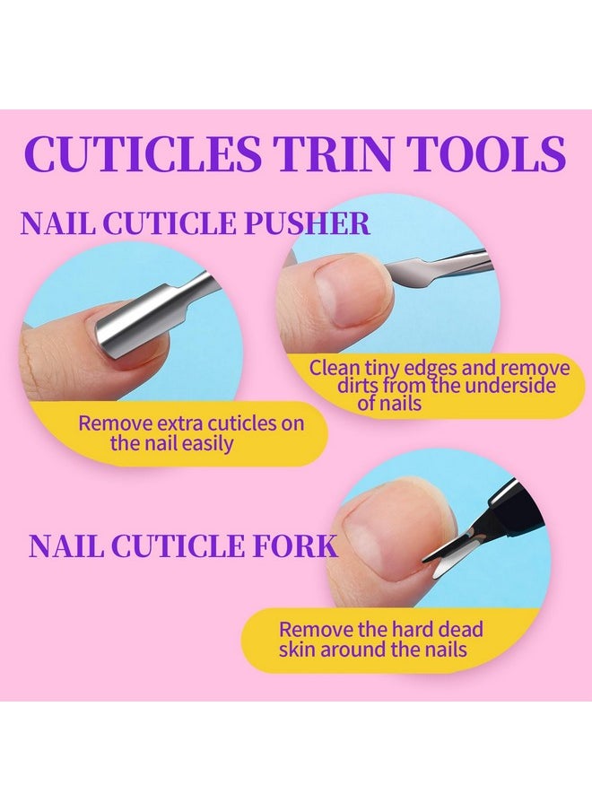 FANDAMEI Nail Buffer Kit, 10 PCS Nail Buffer Block with Different Grit, Nail Buffers, Nail Buffing Block, Buffer Nail File, Cuticle Trimmer, Nail Care Kit, Nail Tools, Nail Kit, Manicure Tools