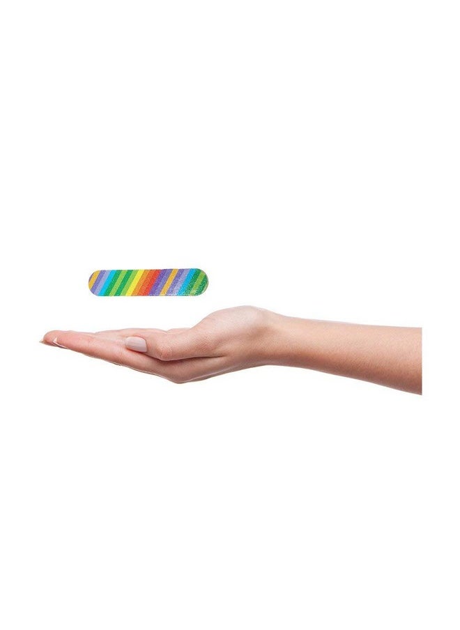 ZMOI (1 Dozen) Colorful Girly Mini Emery Board Nail Files