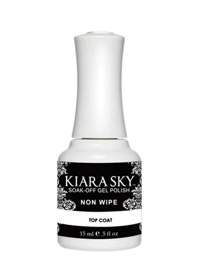 Kiara Sky Professional Nails LED UV Soak off Gel Polish Non Wipe Top Coat