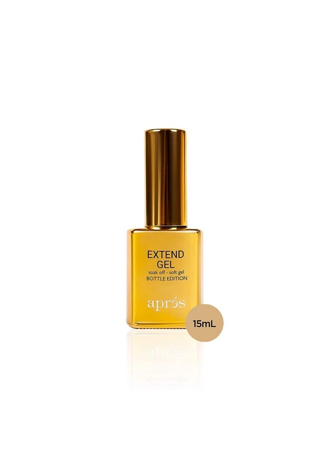 Aprés Extend Gel Gold Bottle Edition - Gel-X Tips Adhesive (15 ml)