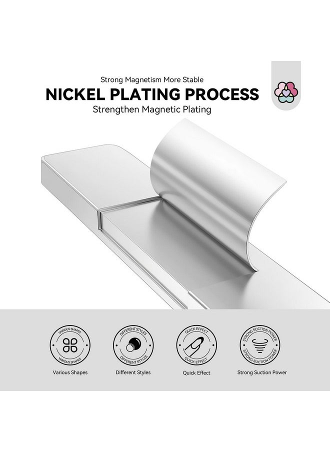 SAVILAND Cat Eye Magnetic for Nail: 9PCS Cat Eye Gel Nail Polish Magnet Tools Set Strong Suction Nail Magnet Nails Square Round Magnet Stick Diverse Cat Eye Effect Double Ended Nail Salon Art Tools