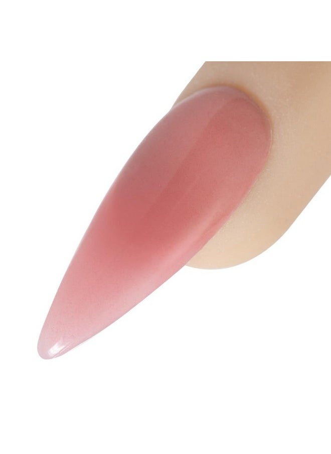 Young Nails Acrylic Cover Powder - Self-Leveling Acrylic Nail Powder, Clear Nude Pink White Acrylic Powder for Nail Extenstion, Professional Grade, Superior Adhesion, Color - Flamingo, 45g