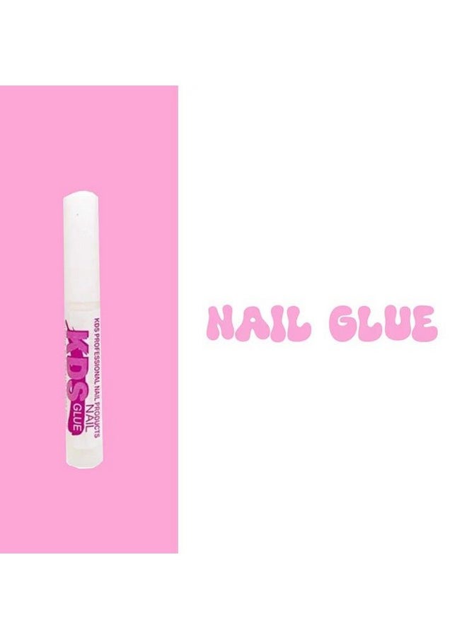 5 pcs KDS Nail Tip Glue - Adhesive Super Bond for Acrylic Nails Tips - 0.07 oz for Each Glue