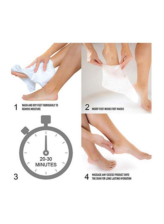 Pure Radiance by CALA Moisturizing Foot Masks 3 Pairs.