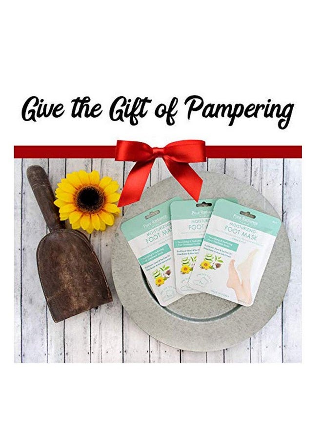 Pure Radiance by CALA Moisturizing Foot Masks 3 Pairs.