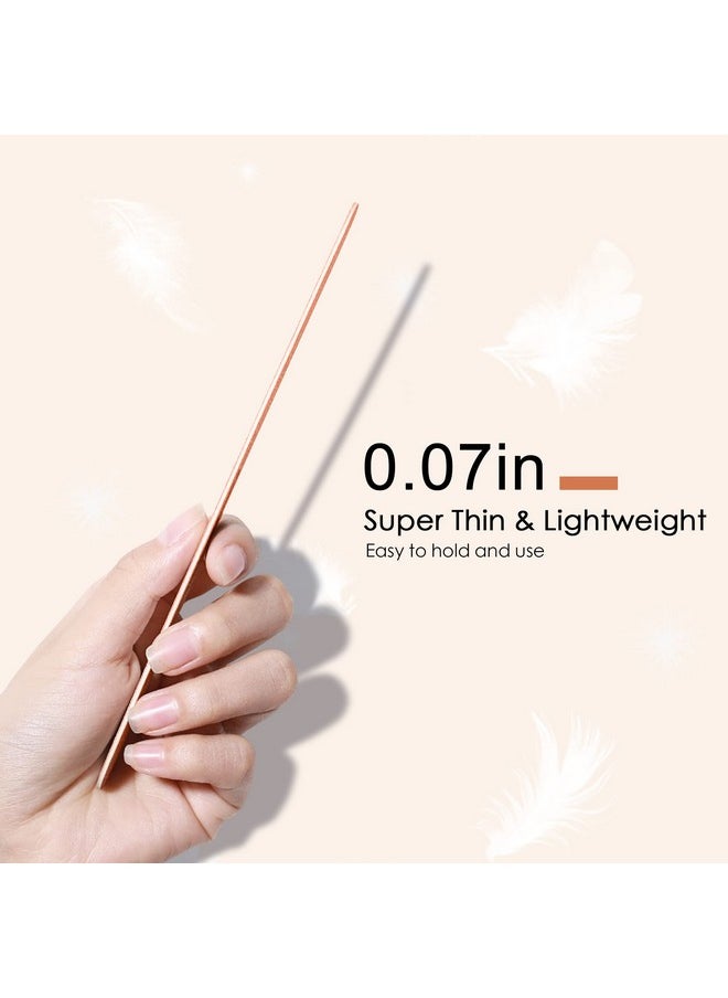 Canvalite Nail File Large Emery Boards for Nails,180 Grit Nail Files for Natural Nails, Thin Emory Nail File Pack Manicure Tool for Home Use 12PCS