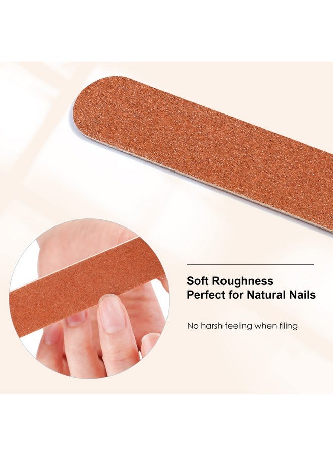 Canvalite Nail File Large Emery Boards for Nails,180 Grit Nail Files for Natural Nails, Thin Emory Nail File Pack Manicure Tool for Home Use 12PCS