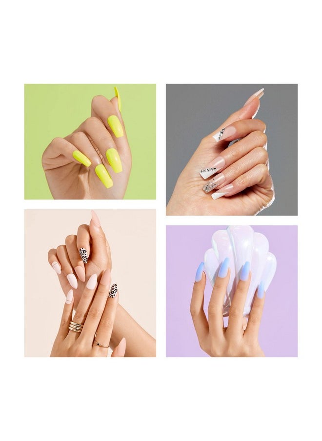 Goldfinger Professional Nail Glue, Super Strong, Fast-Drying, Long-Lasting, Easy Application, Perfect for Acrylic & Press-On Nails, Quick Nail Repair, Nail Care & Enhancements (Pack of 5)