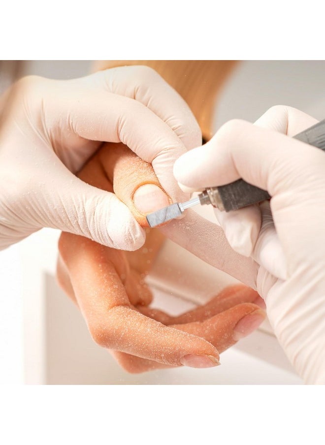 Rolybag 100pcs Small Sanding Bands Nail Drill Bits 240 Extreme Fine Grit Nail File Sanding Bands with 3.1mm Mandrel Bit for Acrylic Nails Gel Removing Shaping Professional Manicures and Pedicure,Zebra