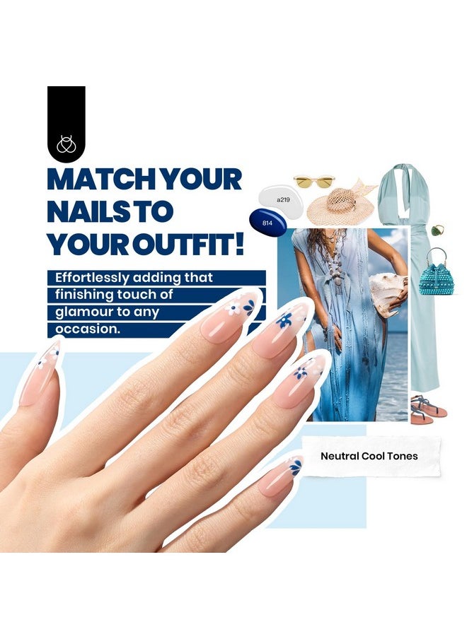 Beetles Gel Nail Polish 25 Colors Gel Polish Set Nude Pink Red Blue Gel Polish Chic Outfits Collection with 3Pcs Base Top Coat Gel Manicure Kit Salon DIY Home Valentine's Day Gift for Women