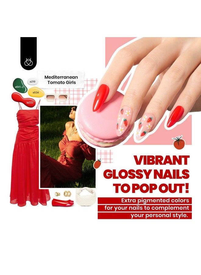 Beetles Gel Nail Polish 25 Colors Gel Polish Set Nude Pink Red Blue Gel Polish Chic Outfits Collection with 3Pcs Base Top Coat Gel Manicure Kit Salon DIY Home Valentine's Day Gift for Women