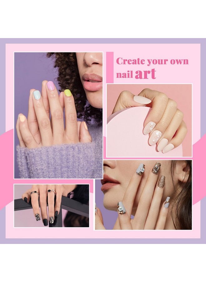 Clear Coffin Nail Tips Set, MORGLES 500pcs Long Nail Tips for Acrylic Nails Professional Half Cover Ballerina French Nail Tips Fake Nails Kit with Nail Glue, Clipper, Files, Cuticle Pusher and Fork