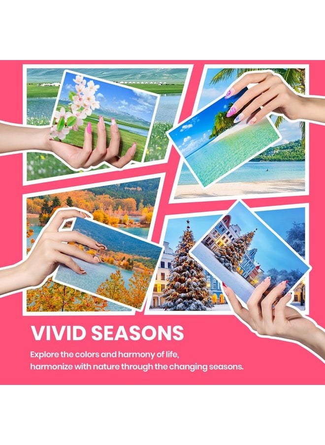 Beetles Gel Nail Polish Kit with U V Light - 68 Pcs Set 35 Colors Pink Glitter Nude Gray Gel Polish with Base Matte&Glossy Top Coat Vivid Seasons Gel Nail Set Nail Art Valentine’s Day Gifts for Women